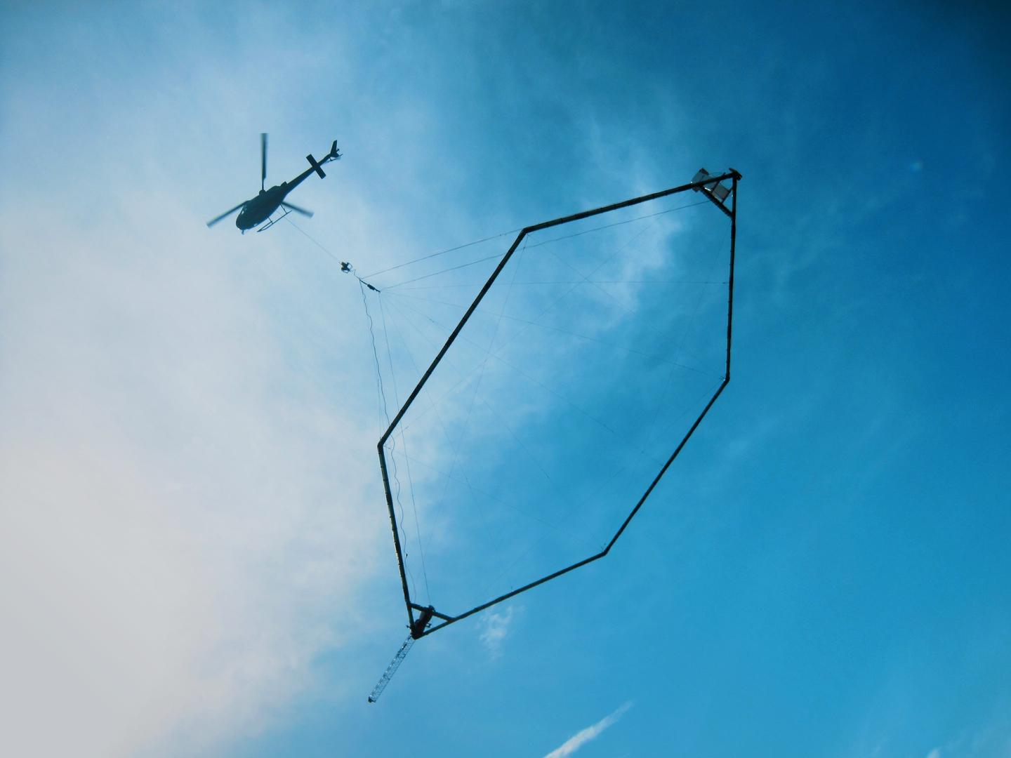 Untersuchungen zu Airborne electromagnetic (AEM) und Grundwasserdaten- modell für Kalifornien